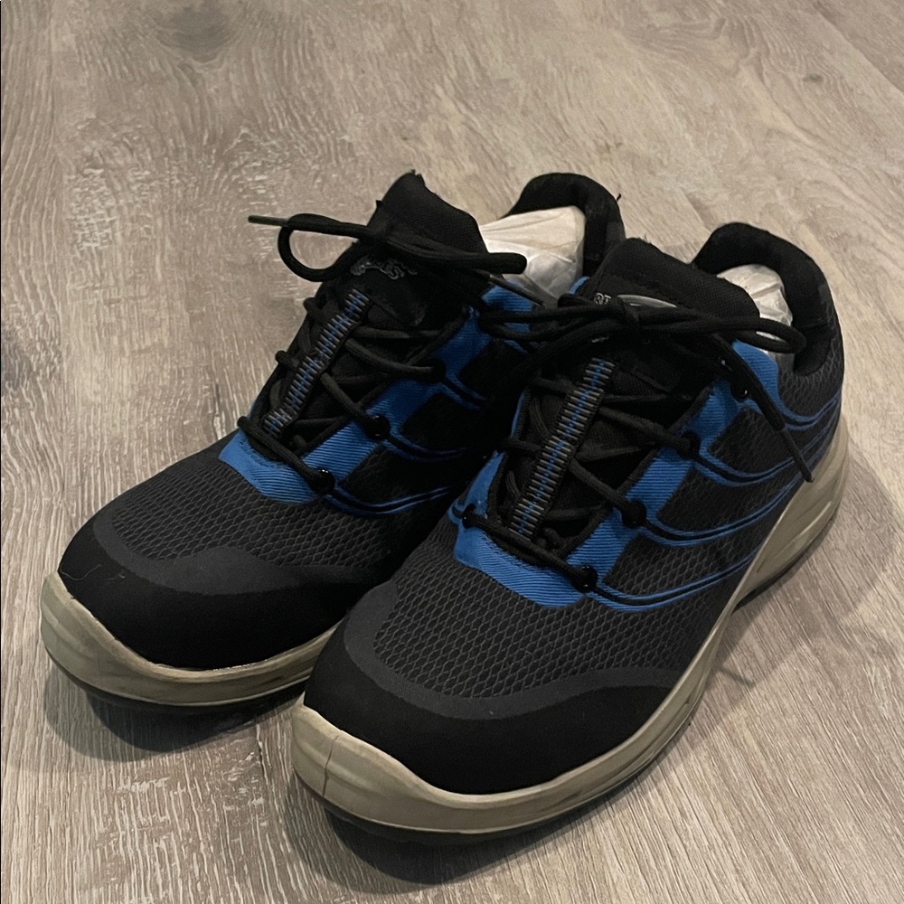 “ Red Wing Men’s Shoes”. Sleek Black and Blue Athletic Shoes for Men